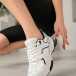 Kadın Günlük Sneaker Ayakkabı Nalira Beyaz Siyah